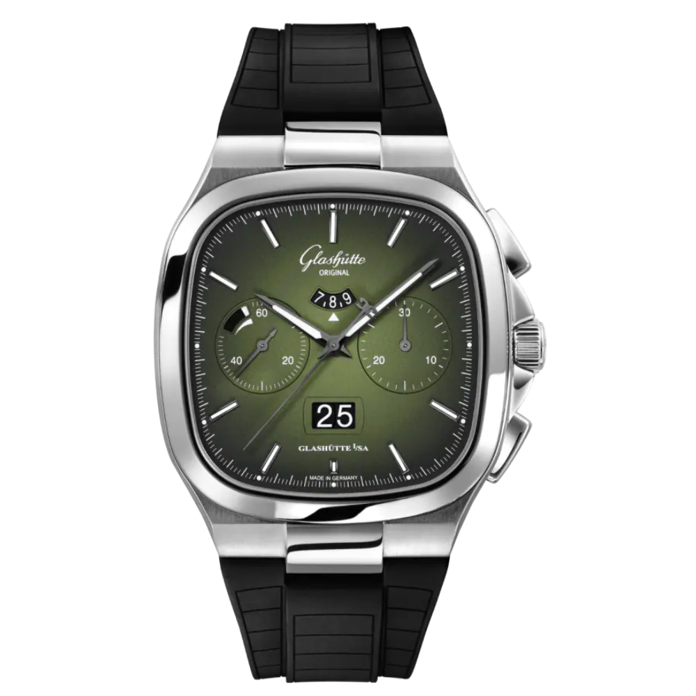 Glashütte Original Seventies Chronograph Panoramadatum / 1-37-02-09-02-63