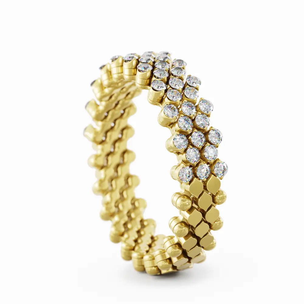 Serafino Consoli Brevetto Multi-Size Ring RMS 5H2 YG WD 