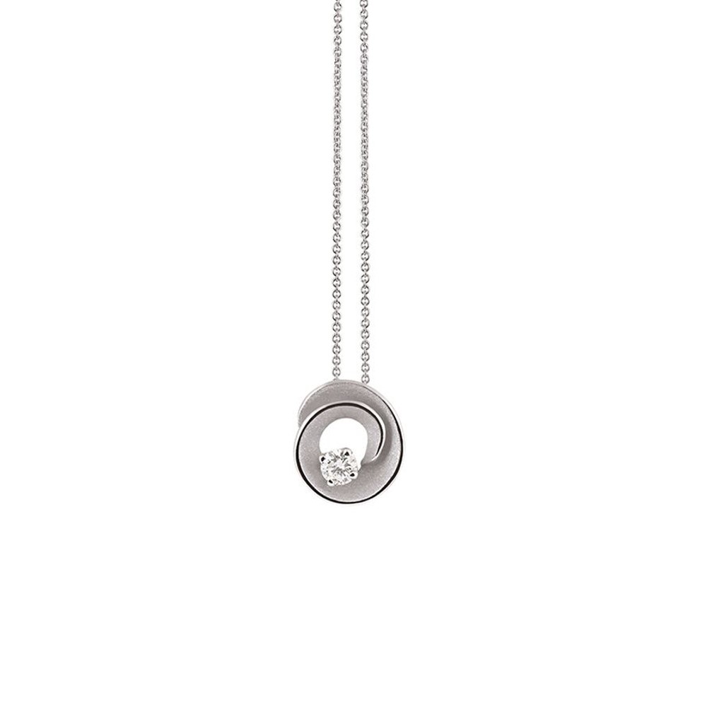 Annamaria Cammilli Essential DUNE ASSOLO Halsschmuck - GPE3237W - White Ice Gold 750/- 