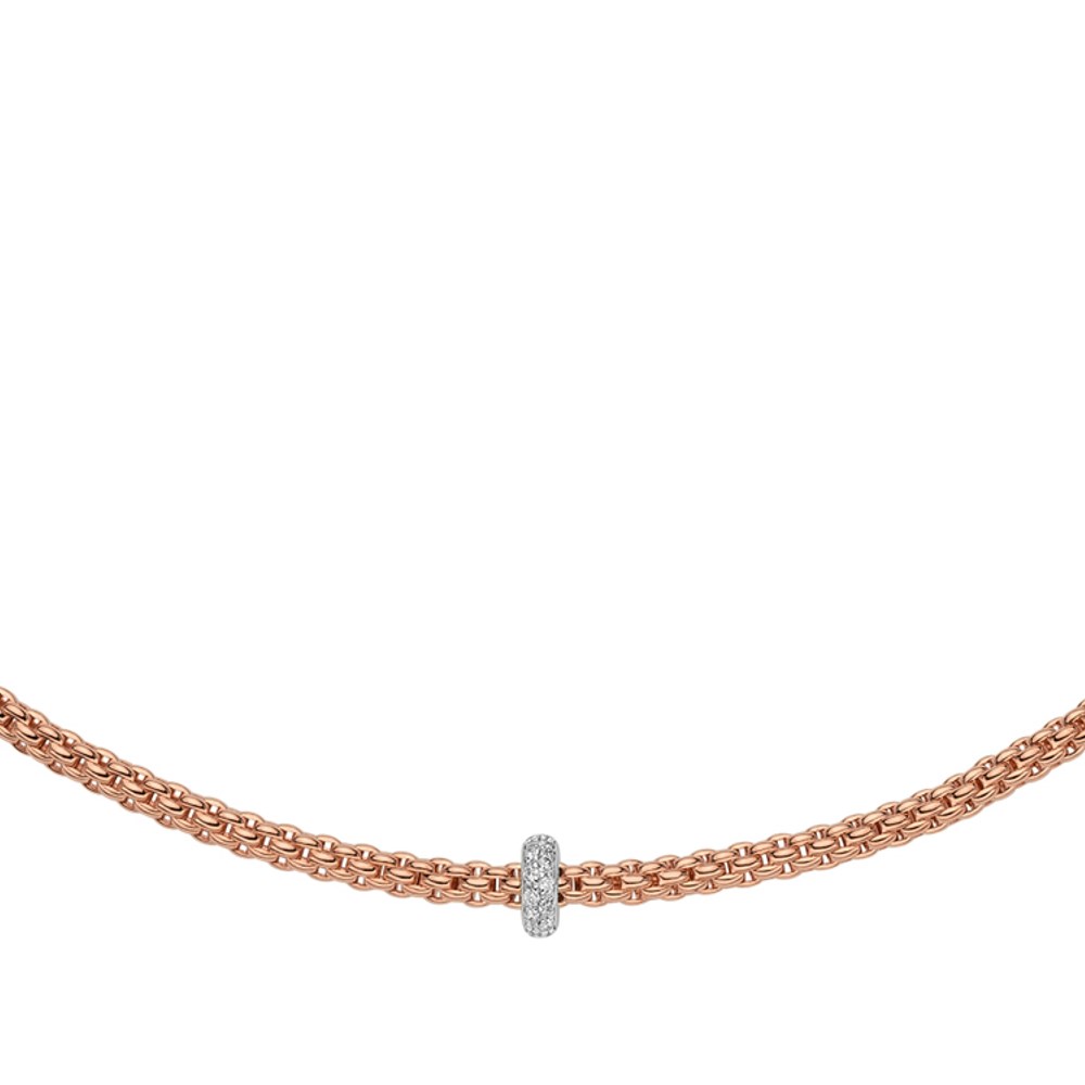Fope Collier - PRIMA Collection - 745C BBR BR - Roségold 750/-