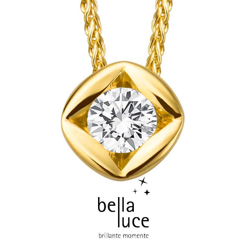 bellaluce Solitaire Collier Gelbgold 585/- 1,00ct / EH000700