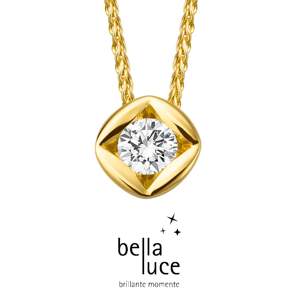 bellaluce Solitaire Collier Gelbgold 585/- 0,25ct / EH000696