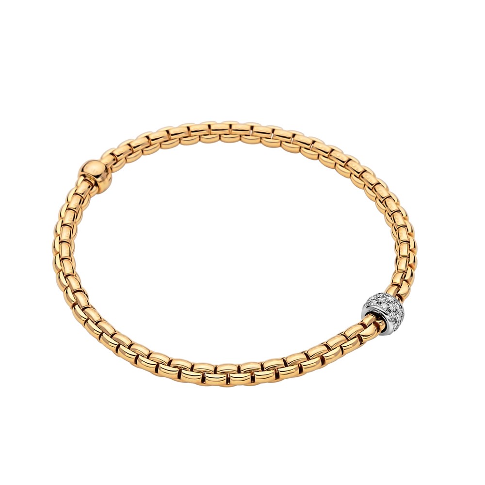 Fope Flex'it Armband - EKA TINY - 73301BX_PB_G_XBX_00L - Gelbgold 750/-