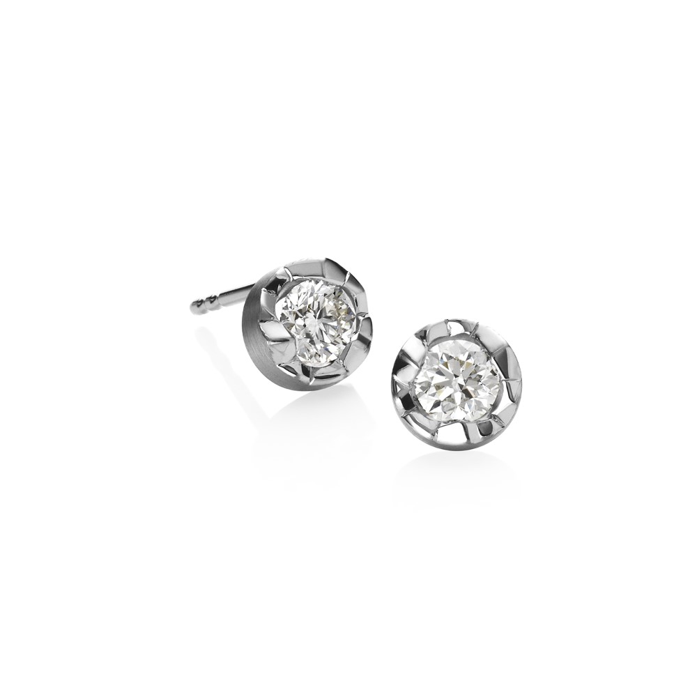 schmuck•werk Alpen Ohrstecker – GO514PT – Platin 950/-