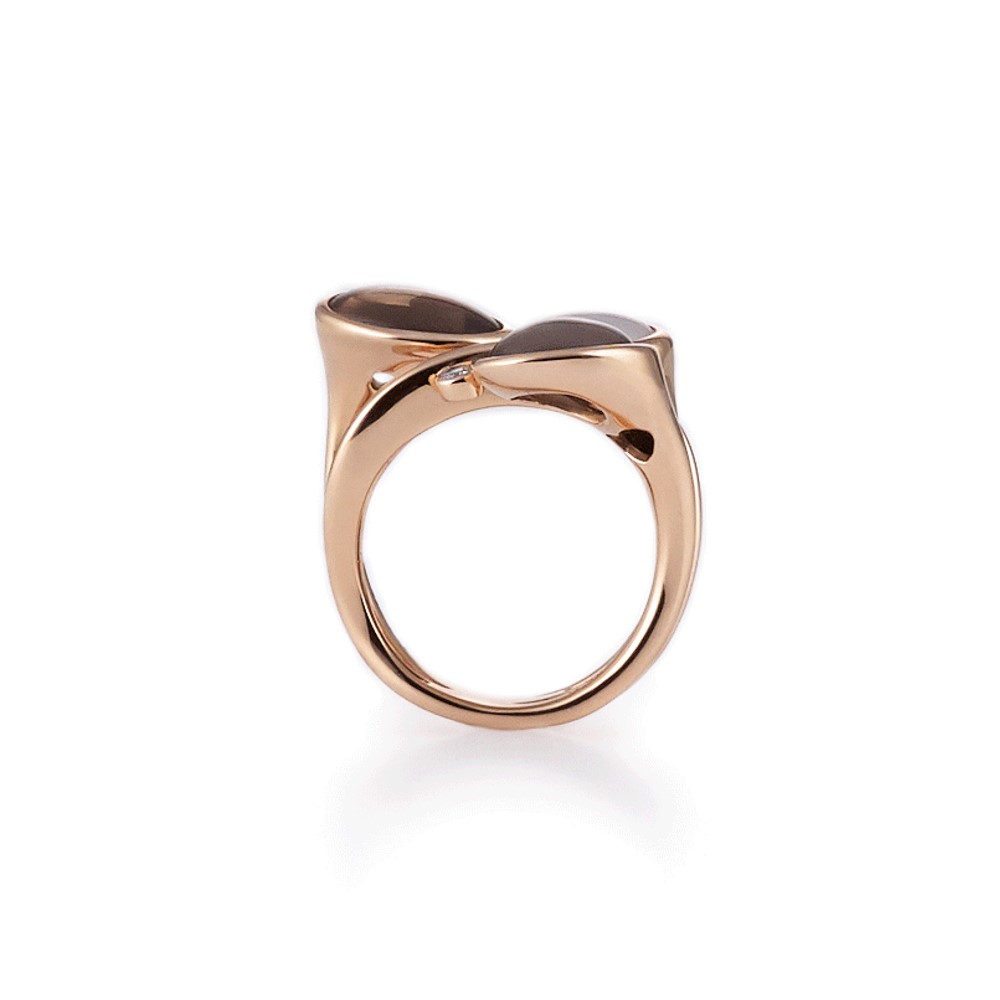Al Coro Amici Ring - R7504SQR - Roségold 750/-