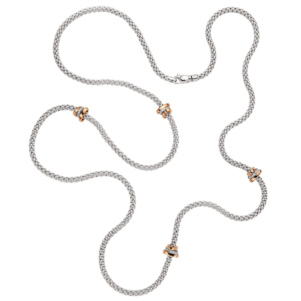 Fope Collier - PRIMA Collection - 74408C4_BB_W_RBR - Weißgold 750/-
