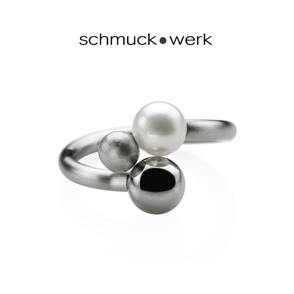 schmuck•werk Drilling Ring - KR1021ST - Edelstahl