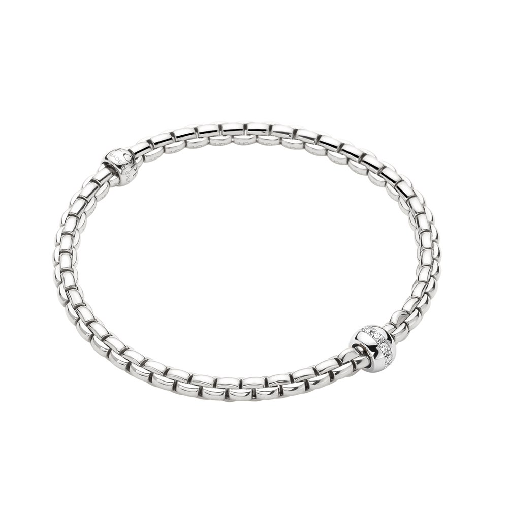 Fope Flex'it Armband - EKA TINY Collection - 733B BBR B - Weissgold 750/- Länge M