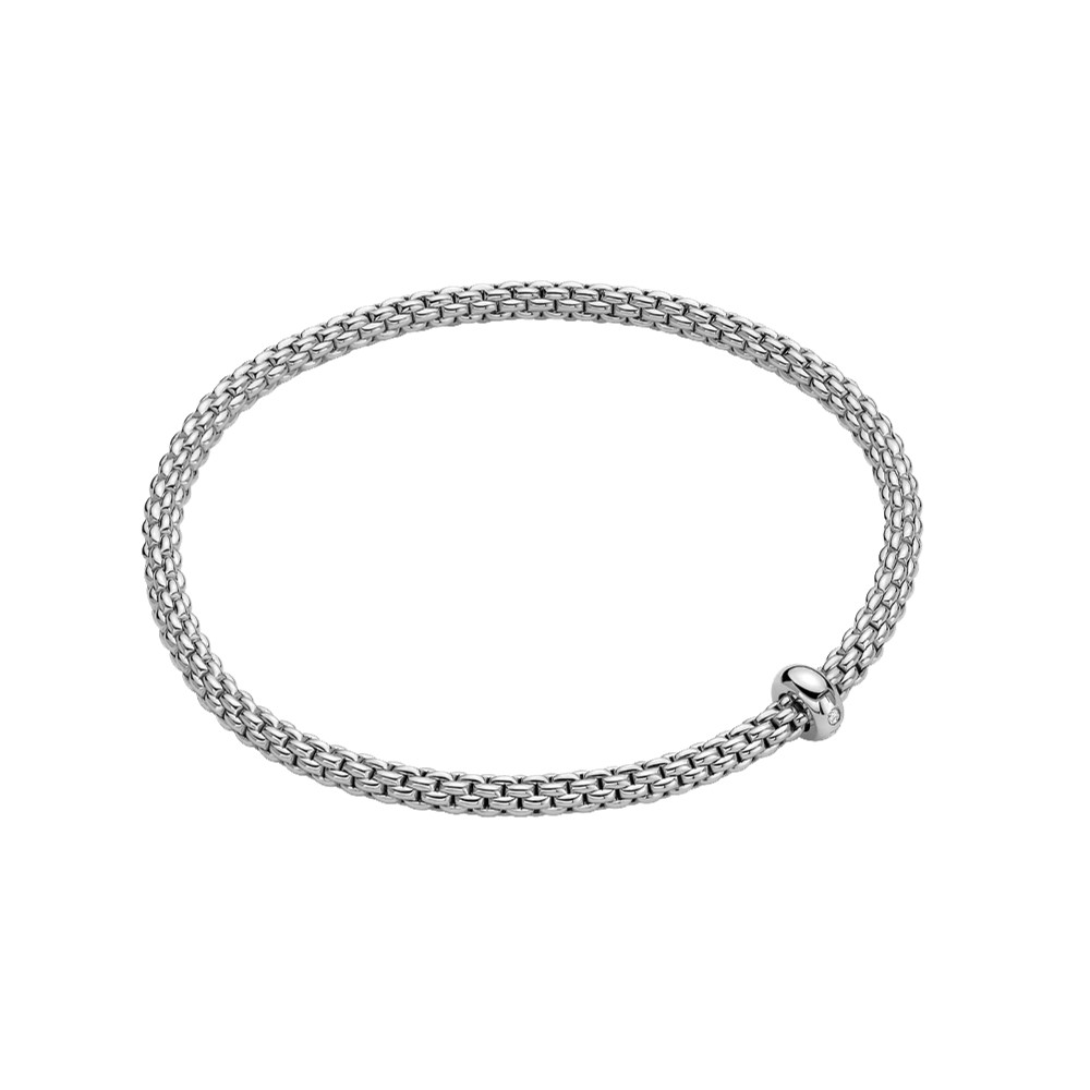 Fope Flex'it Armband - PRIMA Collection - Weißgold 750/- BR710 BBR B- Länge M