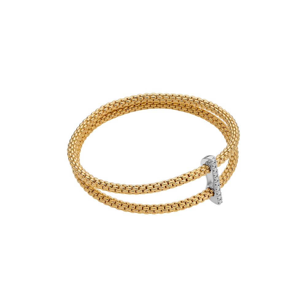 Fope Flex'it Armband - PRIMA Collection - 74008BX_BB_G_XBX_00M - Gelbgold 750/-