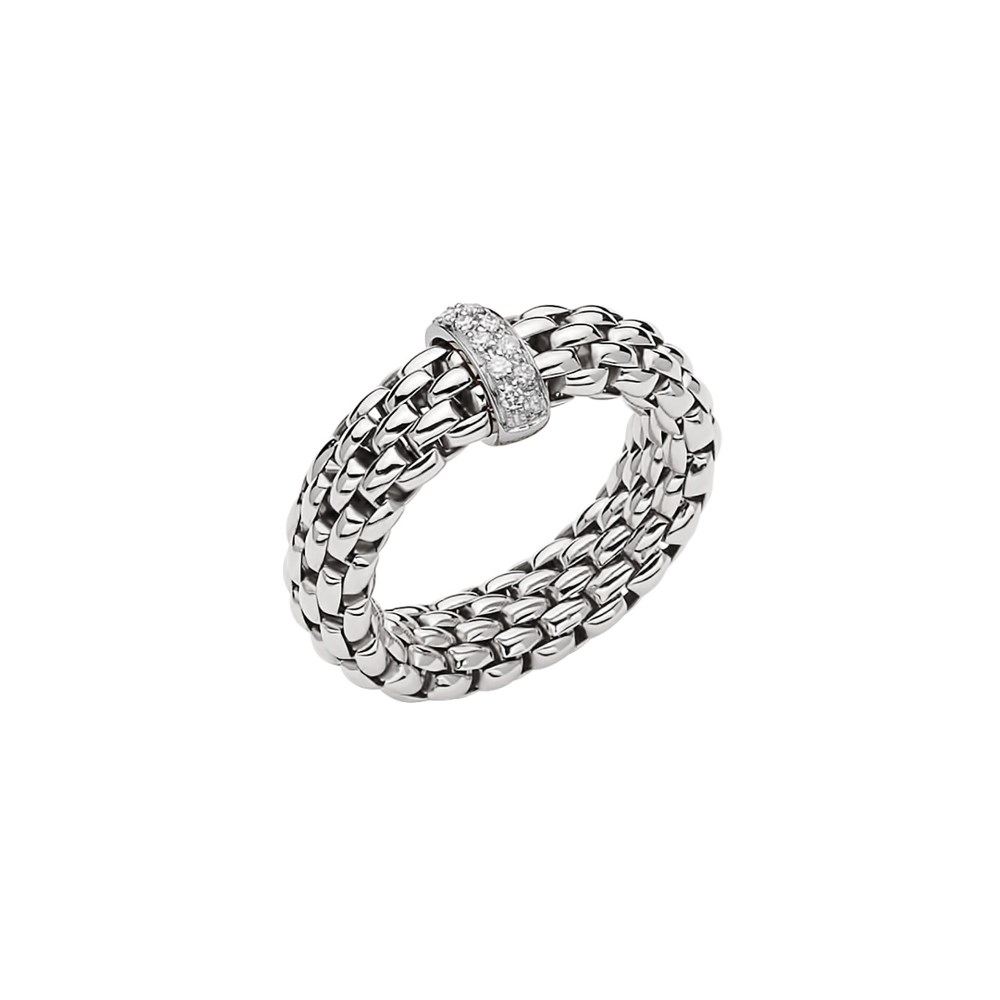 Fope Flex'it Ring - VENDÔME Collection - AN559 BBR B - Weissgold 750/- Weite L