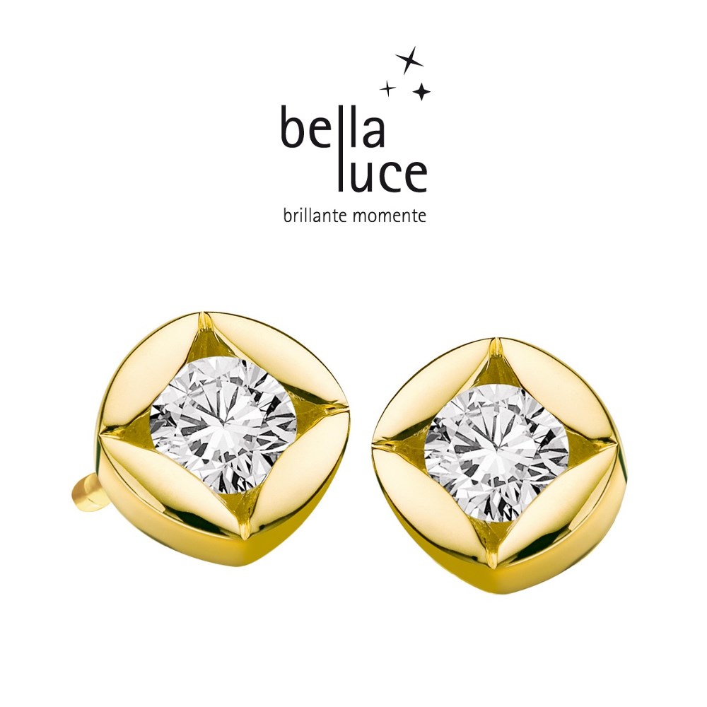 bellaluce Solitaire Ohrstecker Gelbgold 585/- 0,25ct / EH000724
