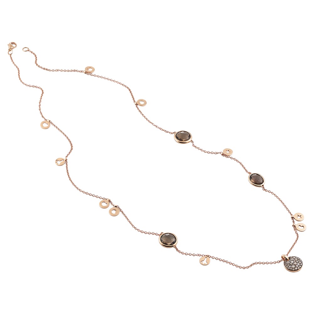 Al Coro Amici Collier - P0315RS - Roségold 750/- Länge 60cm