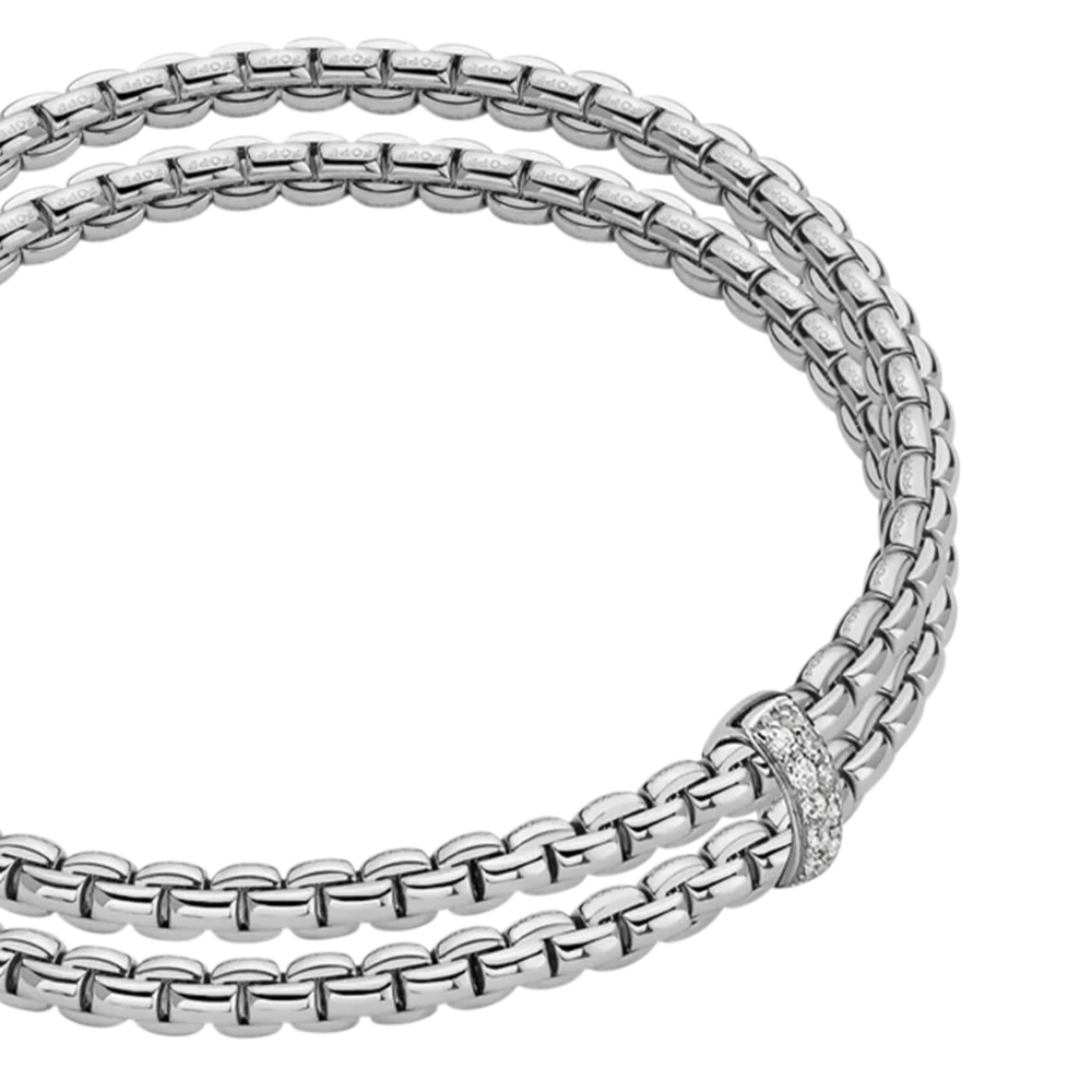 Fope Flex'it Armband - EKA - 75501BX_BB_B_XBX_00M - Weissgold 750/-