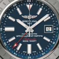 Anzeige GMT (roter Zeiger)