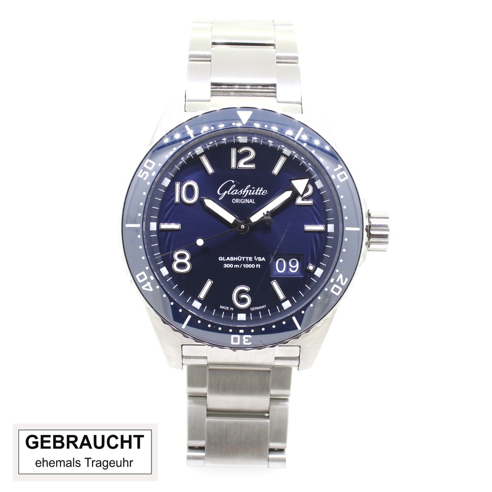 Glashütte Original SeaQ Panoramadatum / 1-36-13-02-81-70 GEBRAUCHT