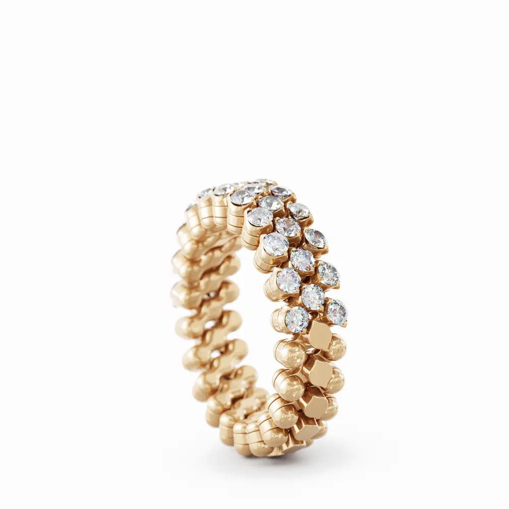 Serafino Consoli Brevetto Multi-Size Ring RMS 3H2 RG WD