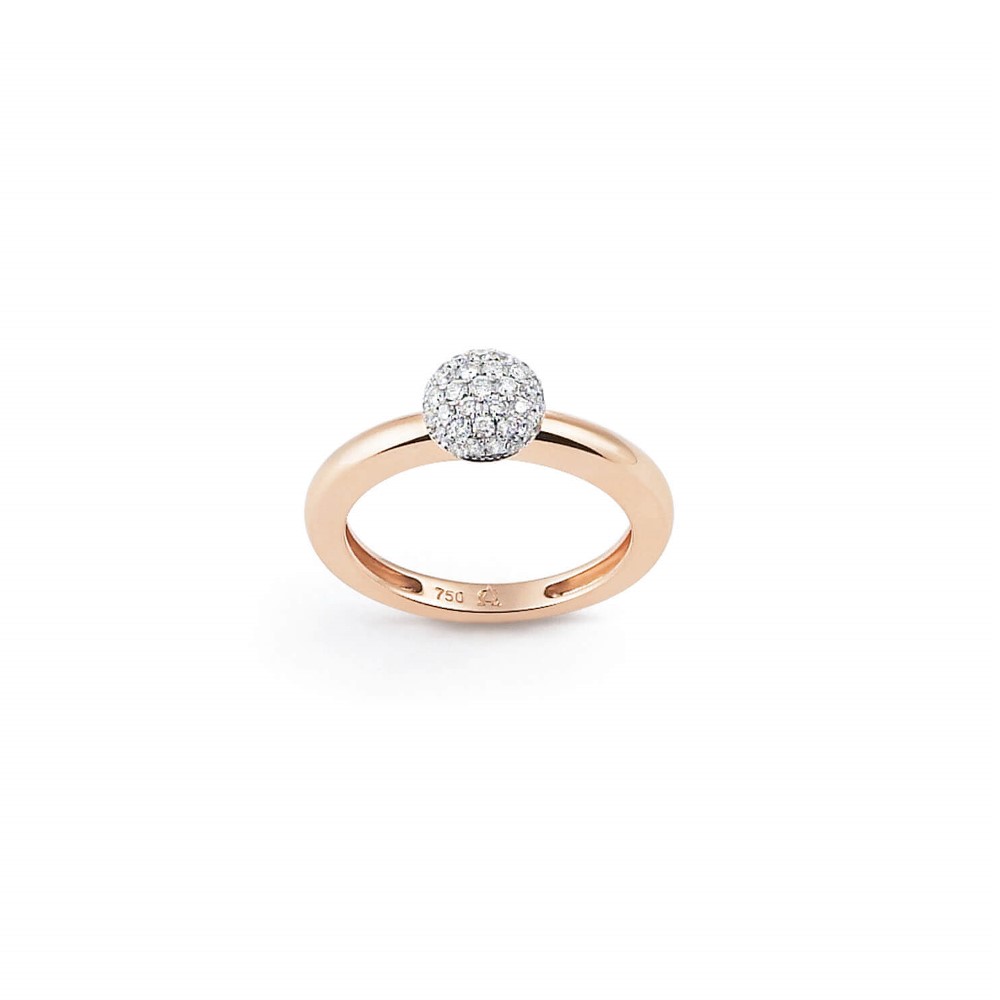 Al Coro Amici Ring - R7343R - Roségold 750/-