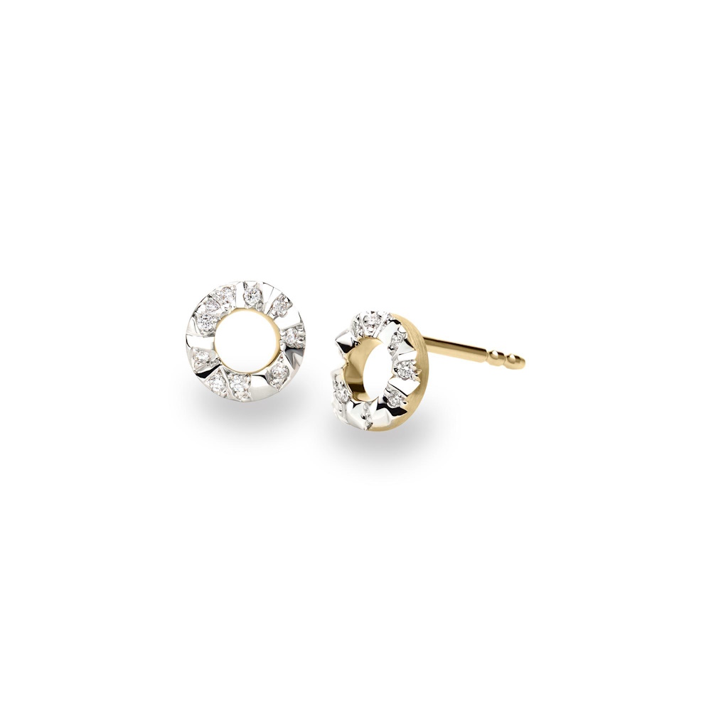 schmuck•werk Alpen Ohrstecker – GO705GG – Gelbgold 750/-