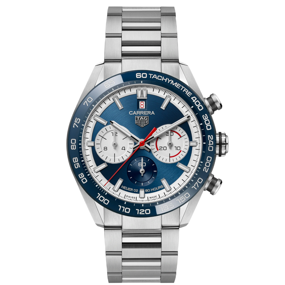 TAG Heuer Carrera Chronograph 44 Calibre Heuer 02 - 160 Years Anniversary LIMITED - CBN2A1E.BA0643