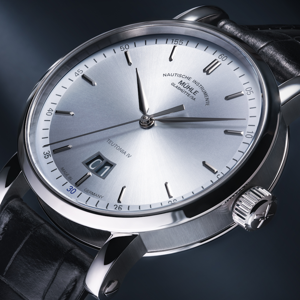 Mühle Glashütte Teutonia IV Großdatum EDITION 1994 / M1-44-72-1994-LB