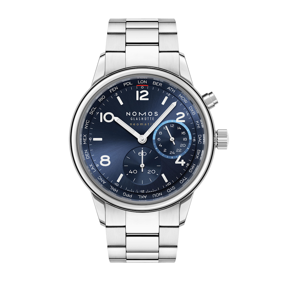 NOMOS - Club Sport neomatik Weltzeit blau - Ref. 790