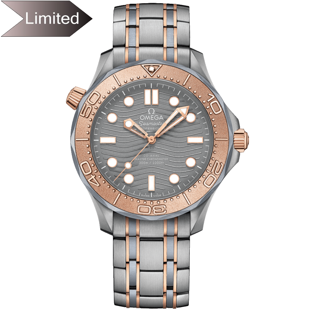 Omega Seamaster Diver 300M Co‑Axial Master Chronometer 42 mm Titan – Tantal – Sedna™‑Gold 210.60.42.20.99.001