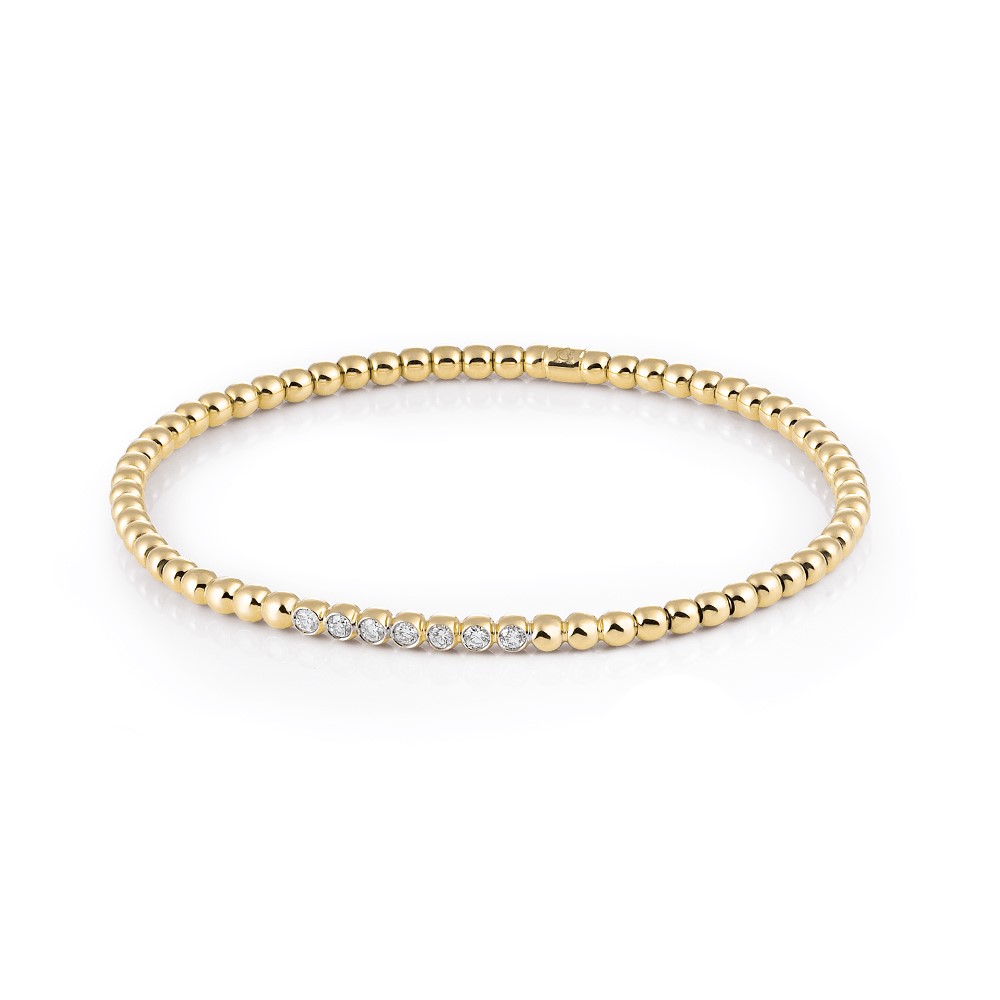 Al Coro Stretchy Armband - A700G - Gelbgold 750/-