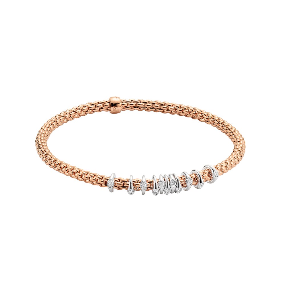 Fope Flex'it Armband - PRIMA Collection - Roségold 750/- 747B BBR - Länge L