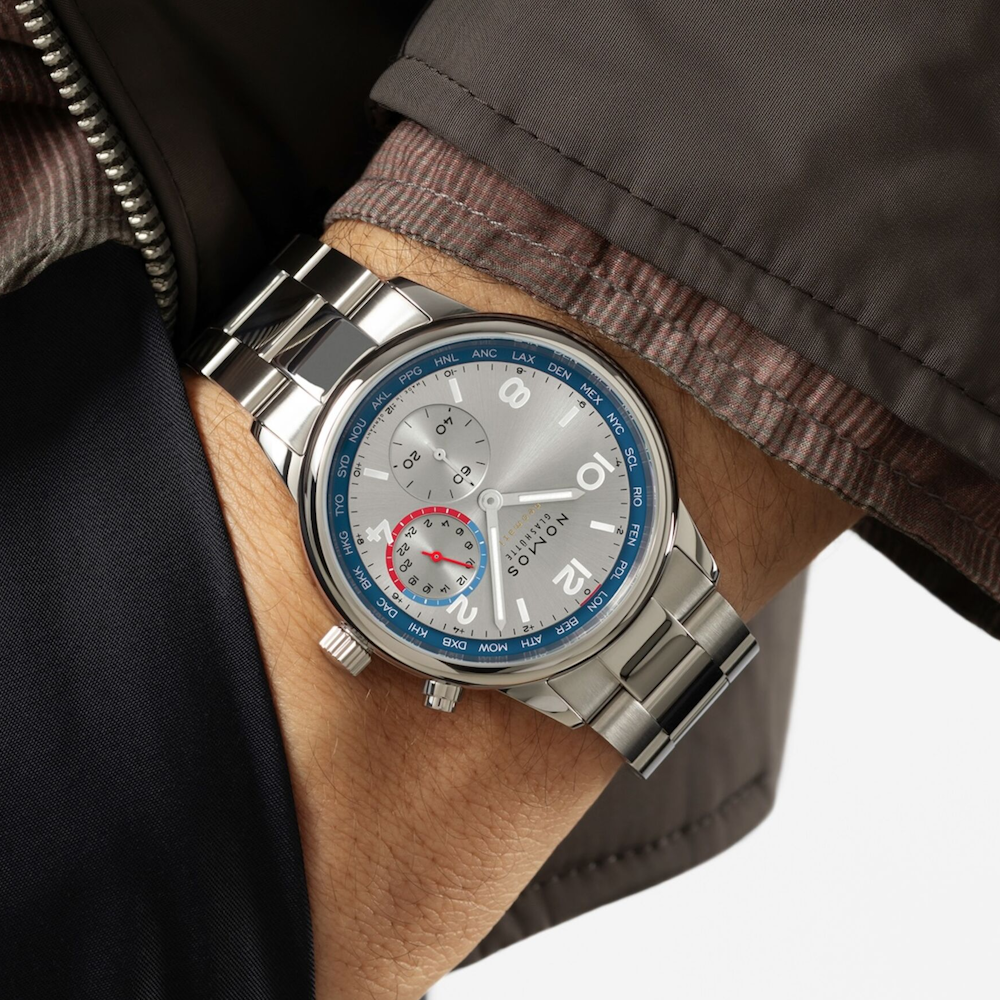 NOMOS - Club Sport neomatik Weltzeit silber - Ref. 791