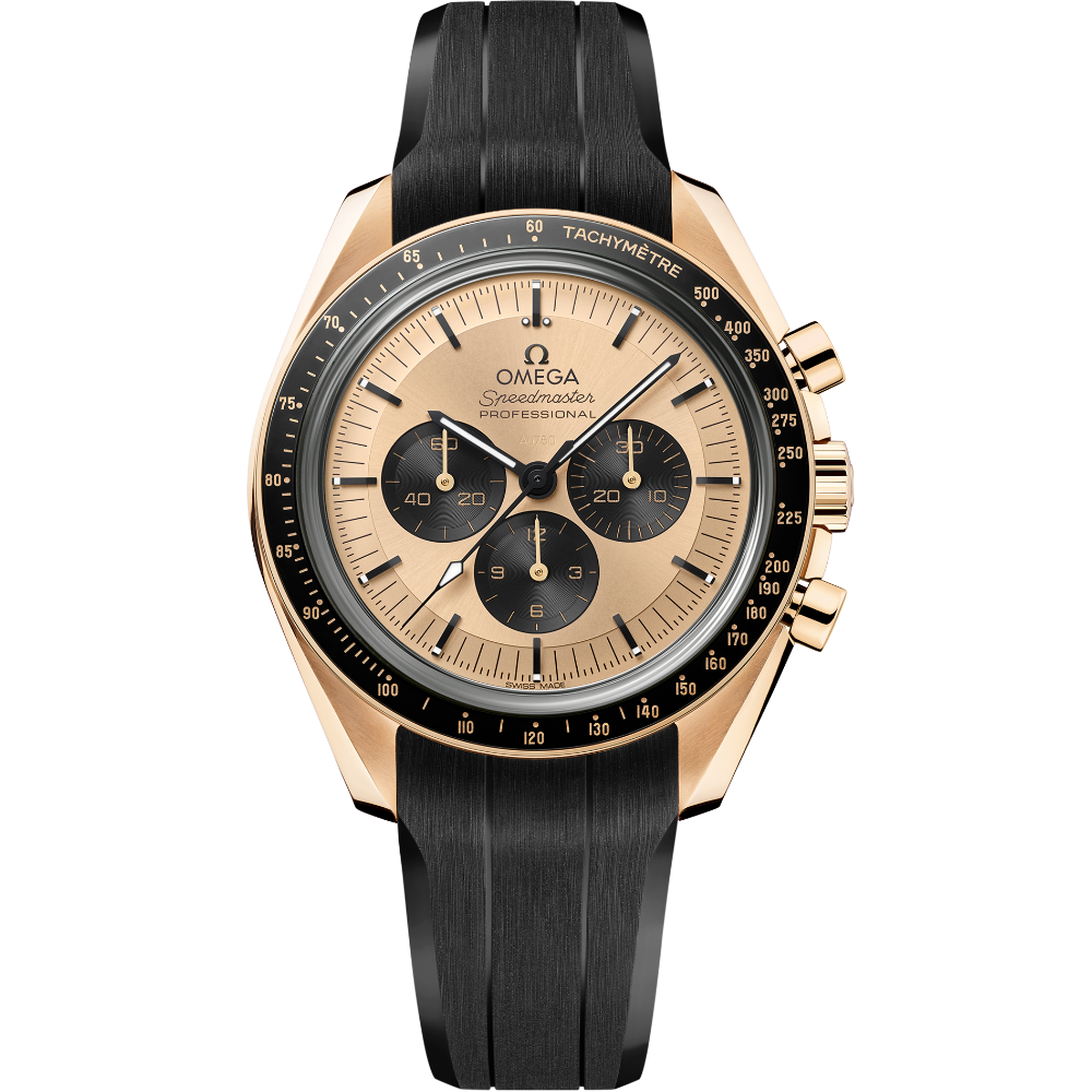 OMEGA Speedmaster Moonwatch Professional Co-Axial Master Chronometer Chronograph 42mm Moonshine™‑Gold 310.62.42.50.99.001