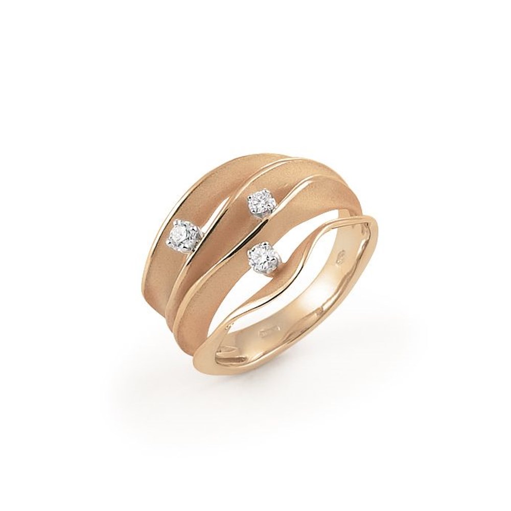 Annamaria Cammilli Essential DUNE Ring - GAN1942J - Orange Apricot Gold 750/-