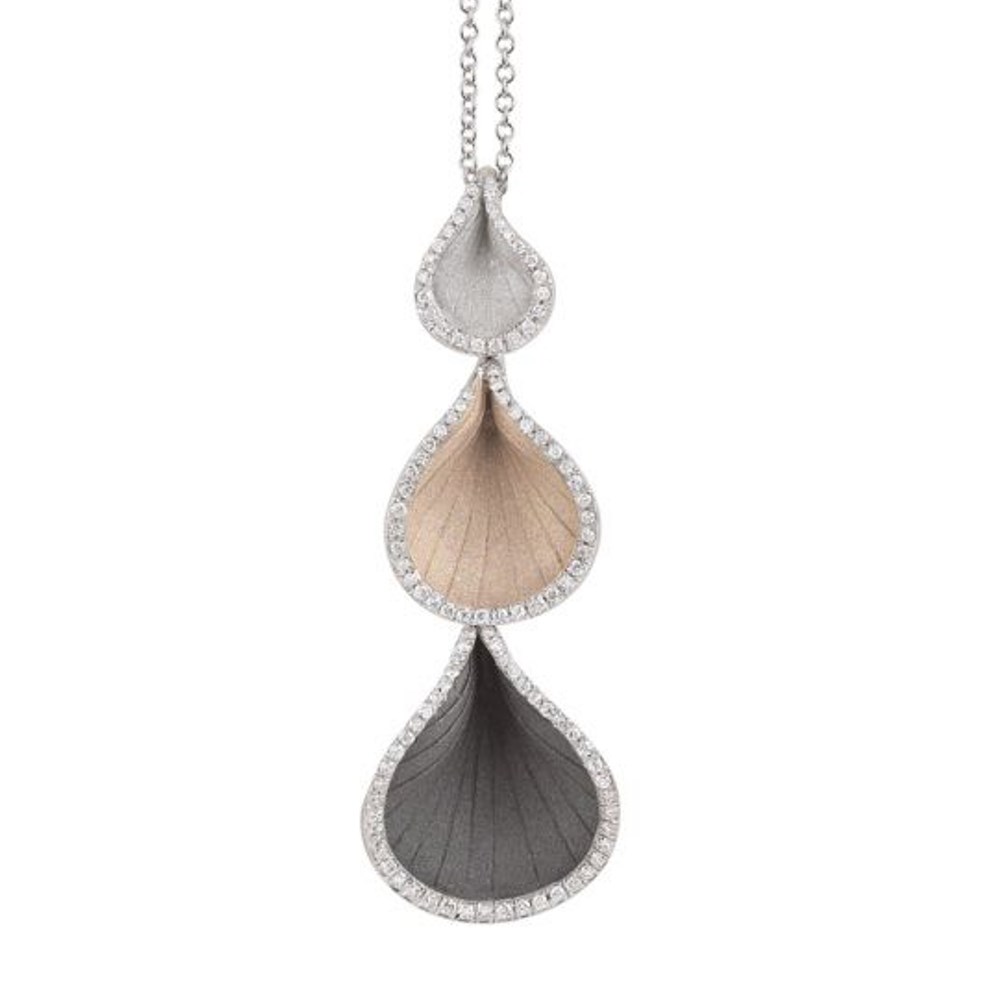 Annamaria Cammilli Vision GOCCIA Halsschmuck - GPE2113T - Tricolour Gold 750/-