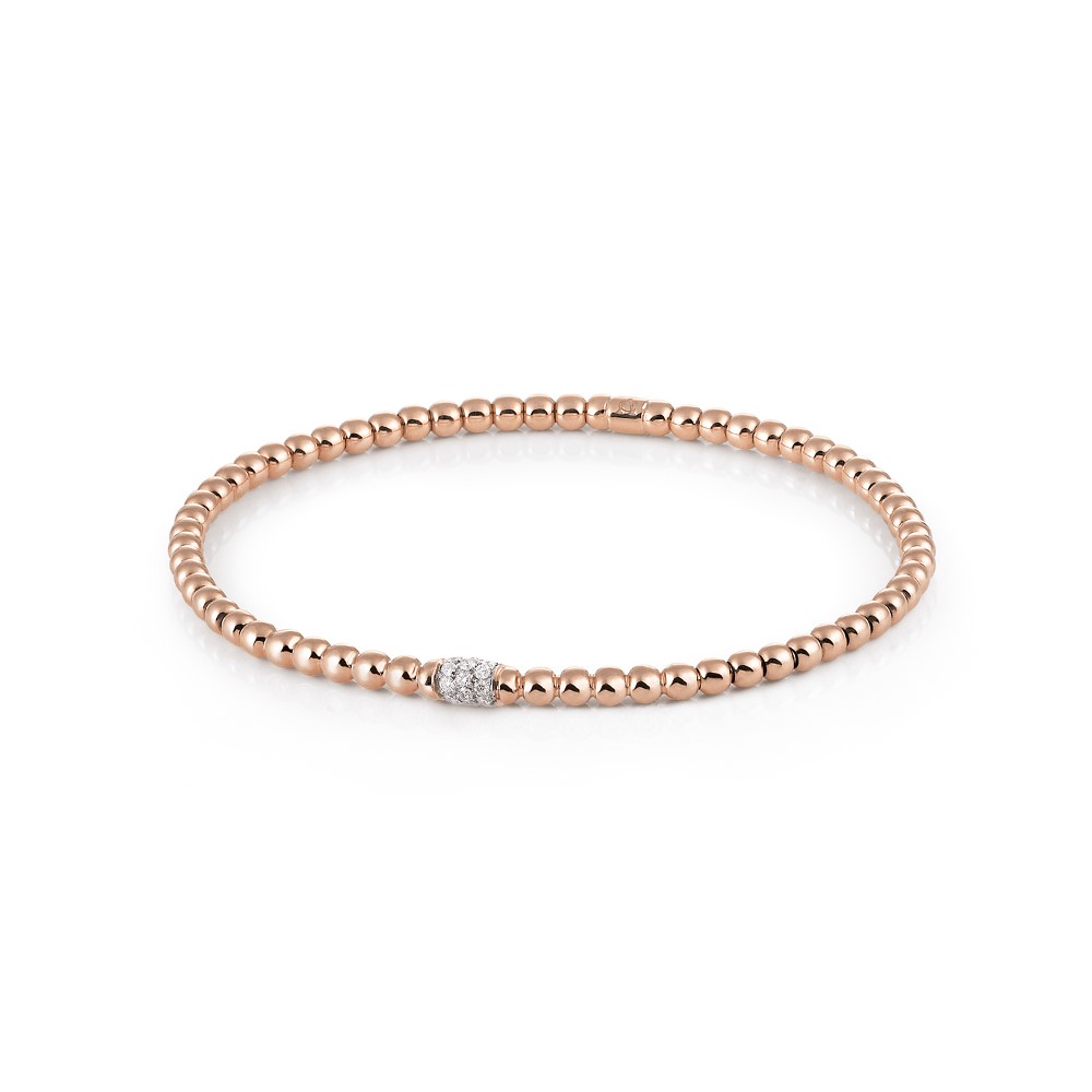 Al Coro Stretchy Armband - A351R - Roségold 750/-