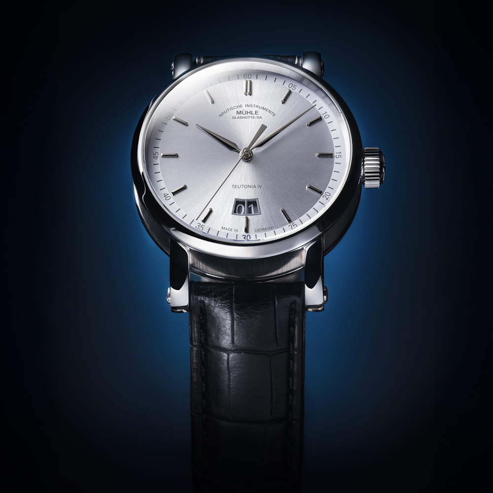 Mühle Glashütte Teutonia IV Großdatum EDITION 1994 / M1-44-72-1994-LB