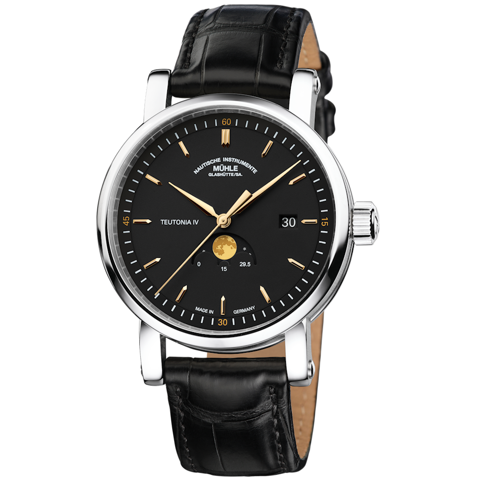 Mühle Glashütte Teutonia IV Mondphase / M1-44-03-LB