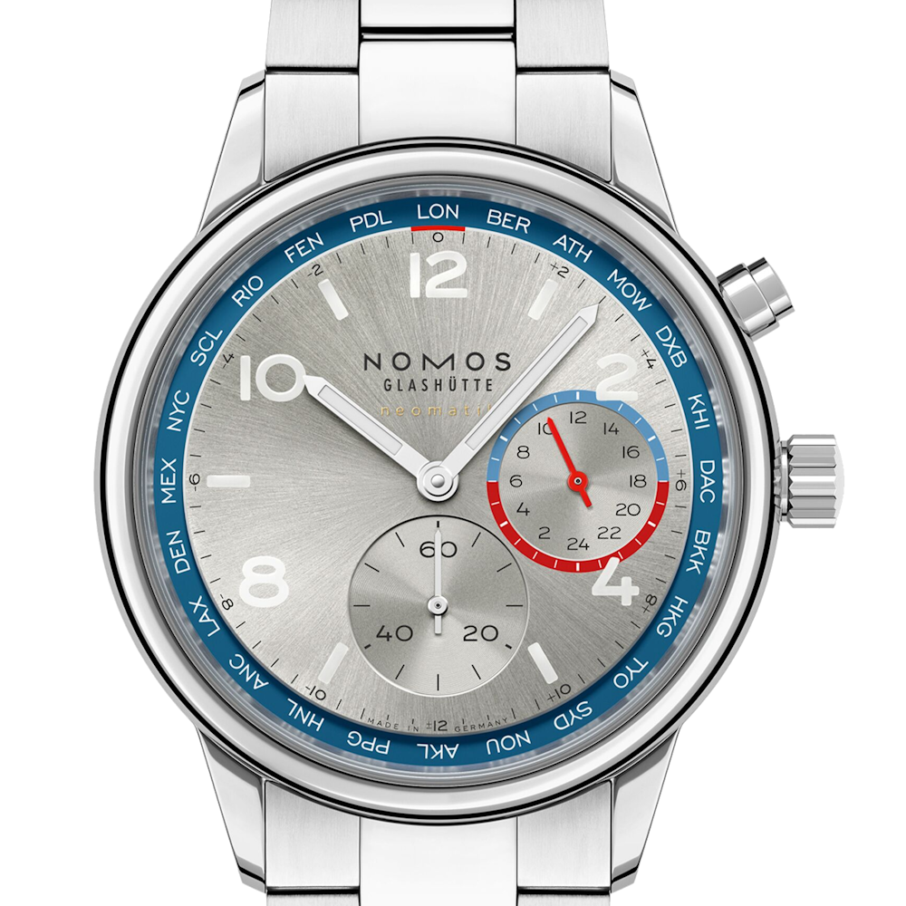 NOMOS - Club Sport neomatik Weltzeit silber - Ref. 791