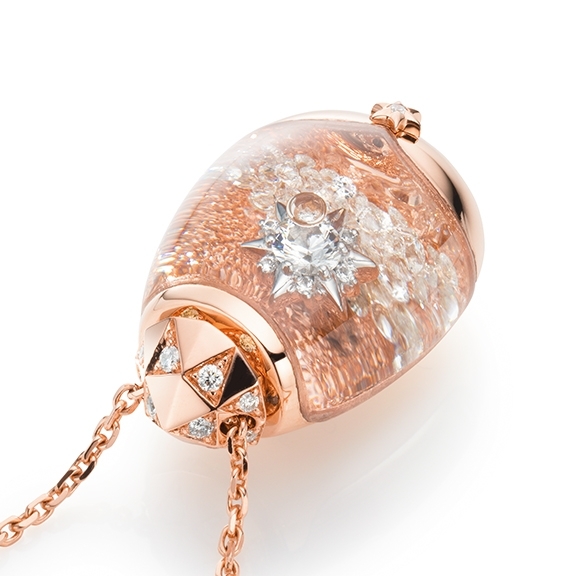 Capolavoro Collier - BILLION DREAMS Collection - Magic Star Traumkugel - Roségold 750/- CO900003