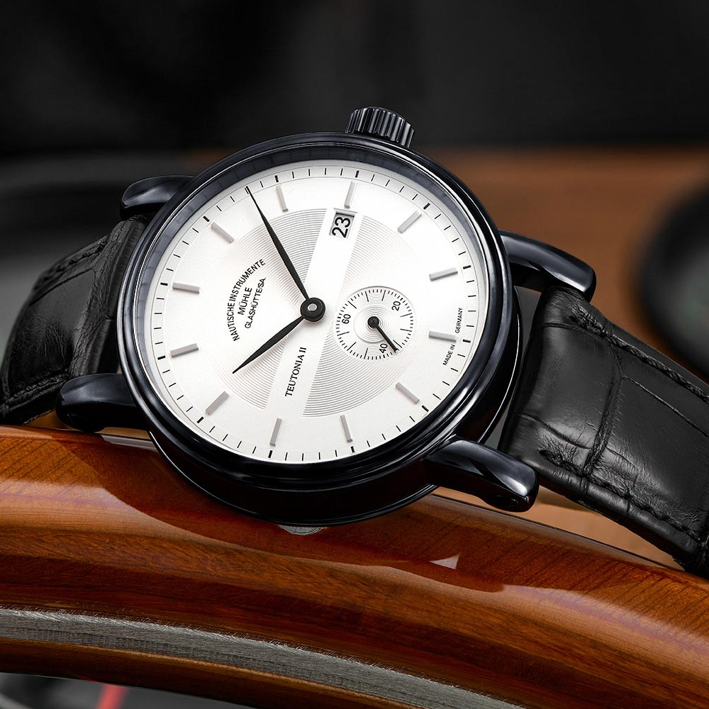 Mühle Glashütte Teutonia II Kleine Sekunde „EDITION MIDNIGHT“ / M1-33-45-LB 