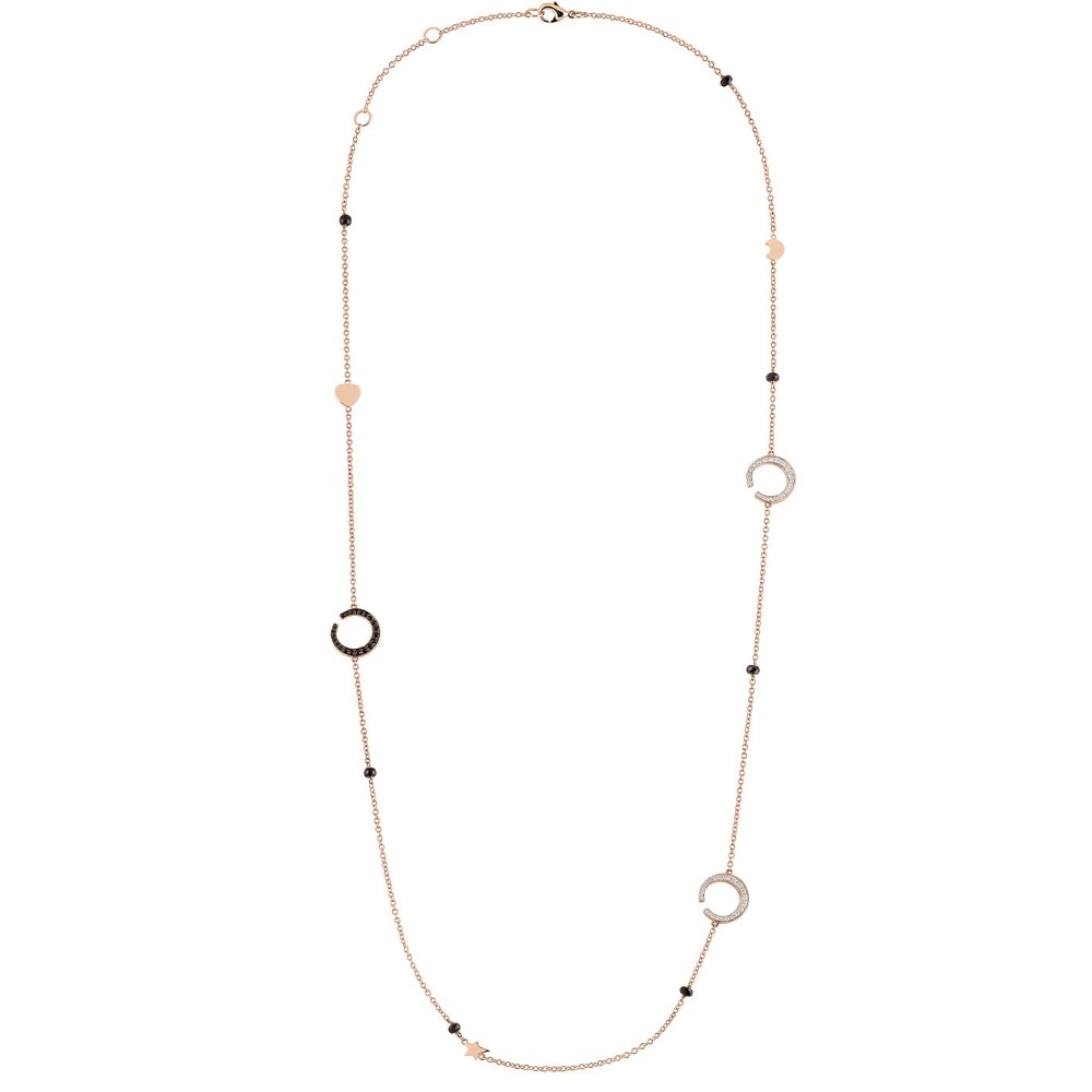 Al Coro Mezzaluna Collier - C365BSR45 - Roségold 750/-