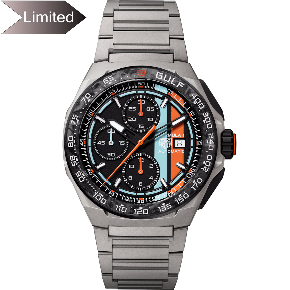 TAG Heuer Formula 1 Chronograph x Gulf "ONE of 1000" CBZ208B.BF0009