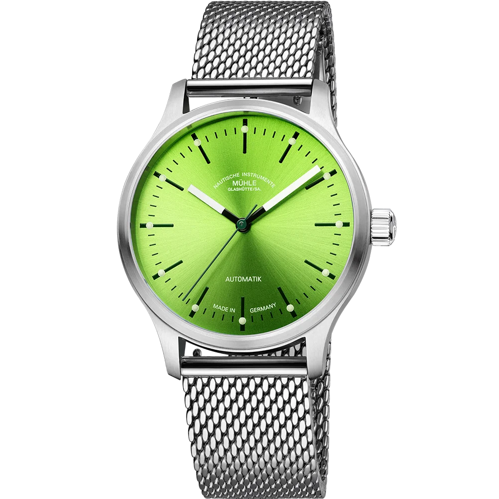 Mühle Glashütte Panova limettengrün / M1-40-76-1-MB-II
