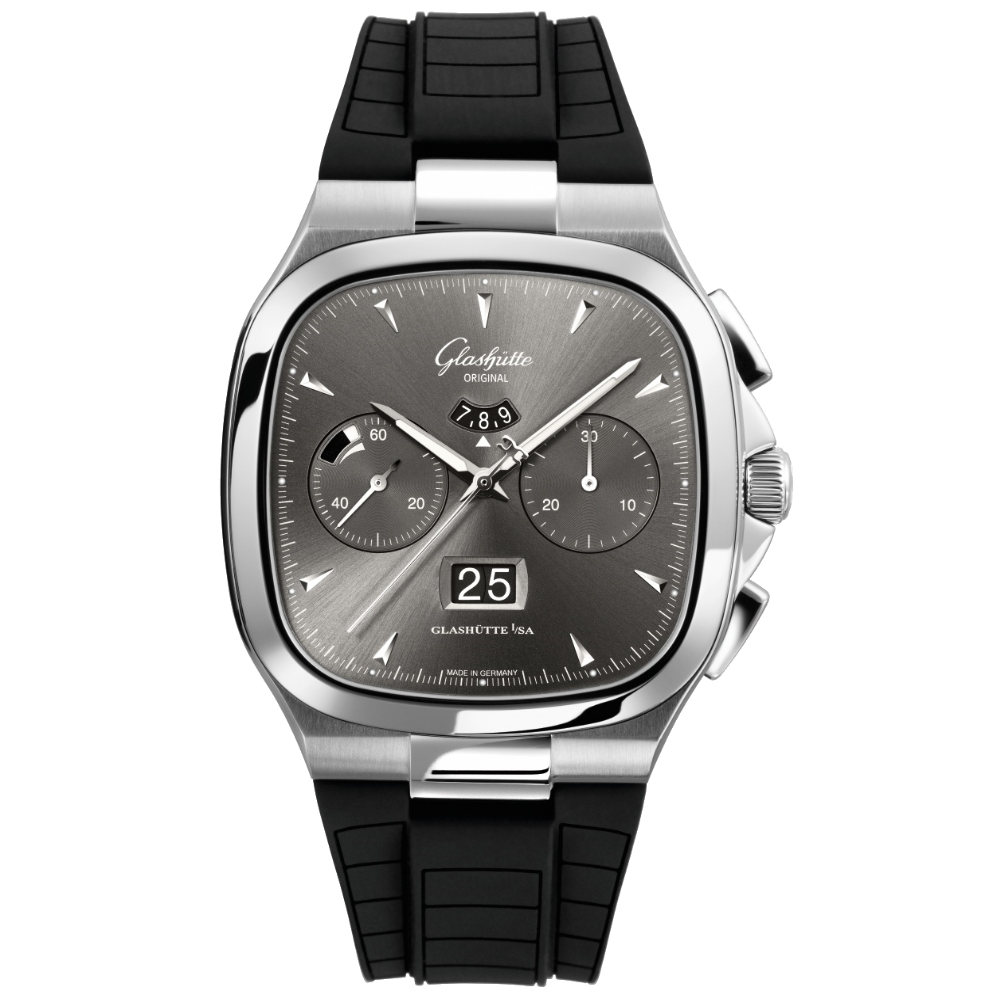 Glashütte Original Seventies Chronograph Panoramadatum / 1-37-02-01-02-33
