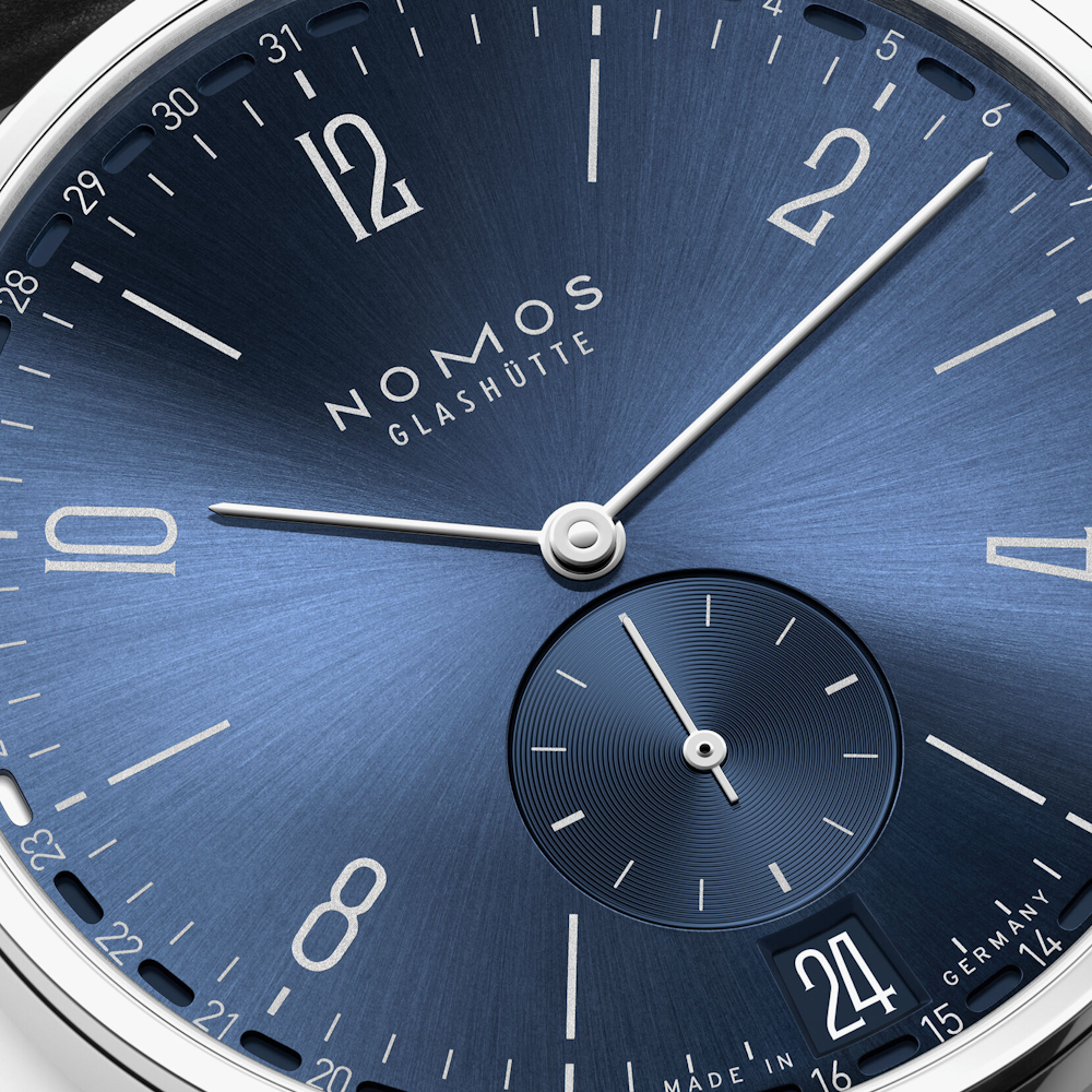 NOMOS - Tangente 2Date blau - Ref. 136