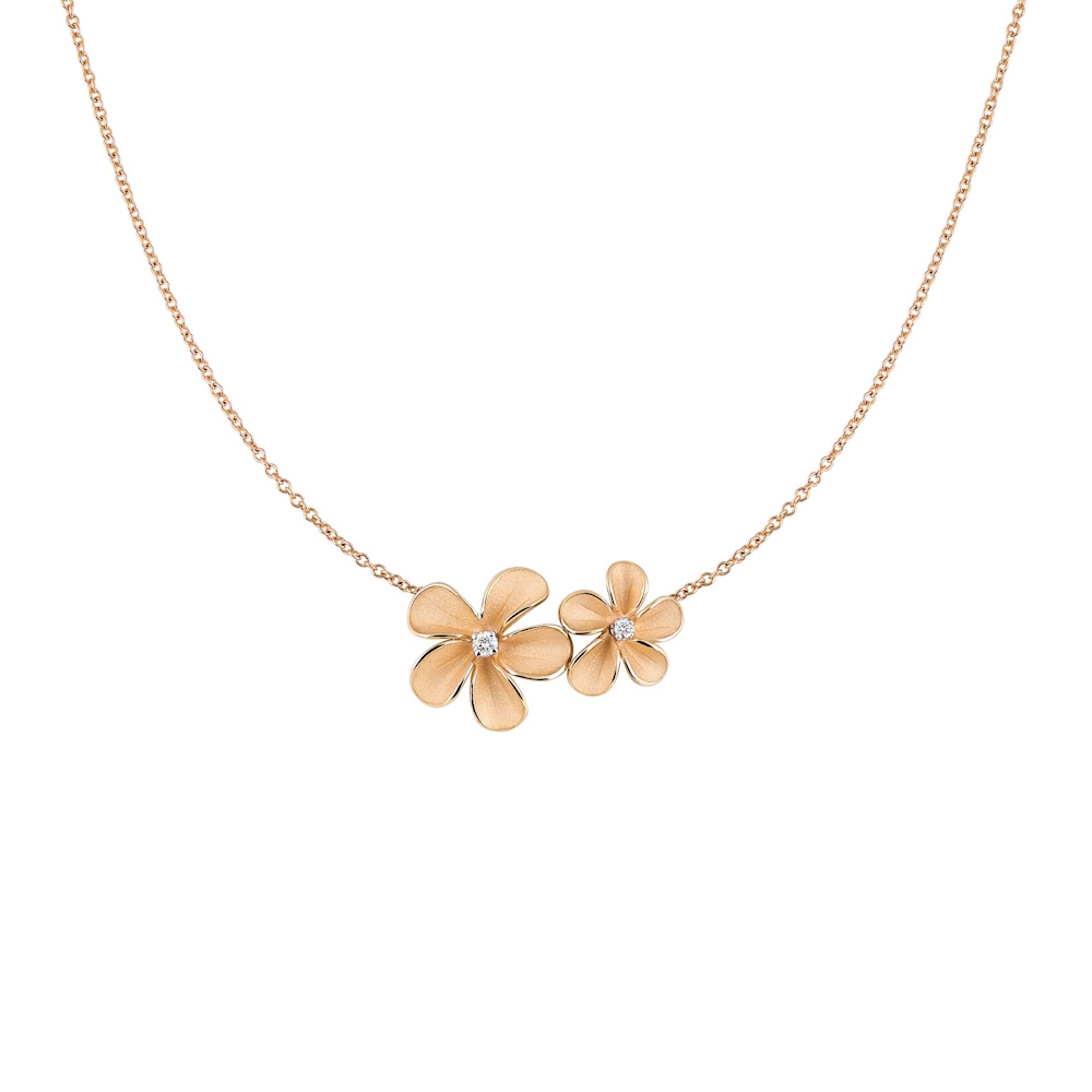Annamaria Cammilli Cherry Bloom Halsschmuck - GCO3772J - Orange Apricot Gold 750/-