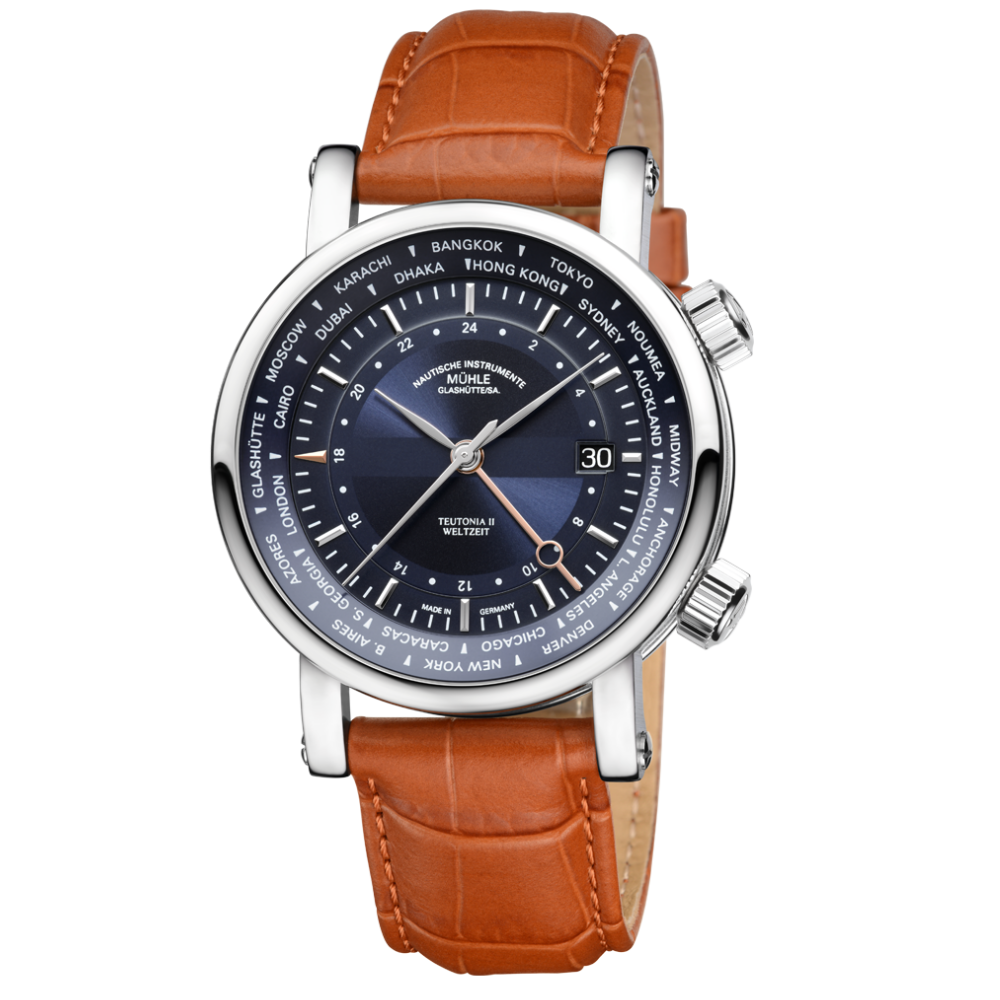 Mühle Glashütte Teutonia II Weltzeit / M1-33-82-LB