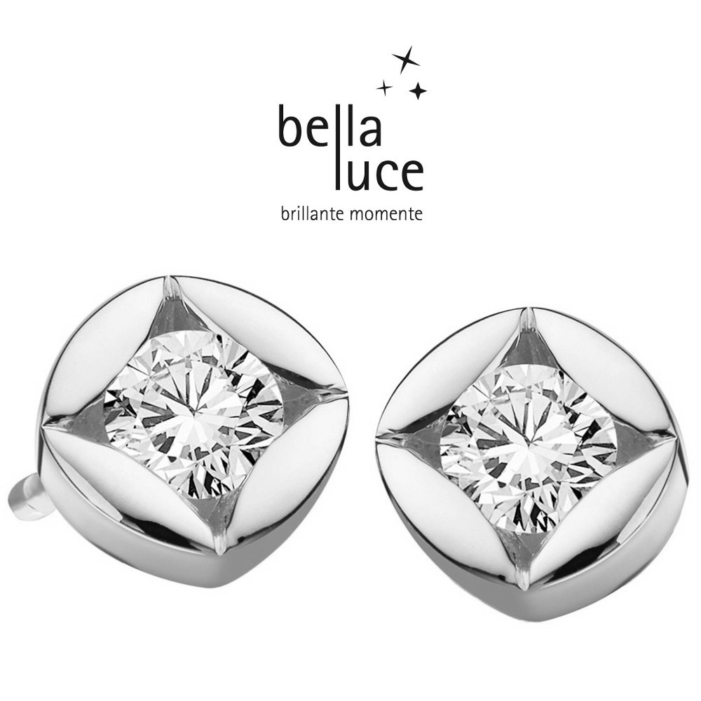 bellaluce Solitaire Ohrstecker Weißgold 585/- 1,00ct / EH000729