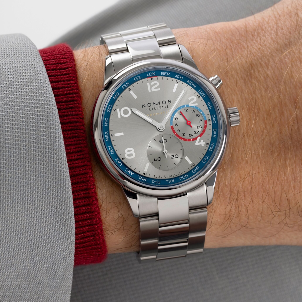 NOMOS - Club Sport neomatik Weltzeit silber - Ref. 791