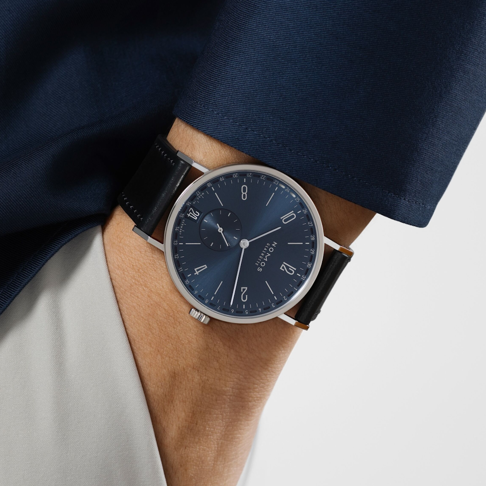 NOMOS - Tangente 2Date blau - Ref. 136