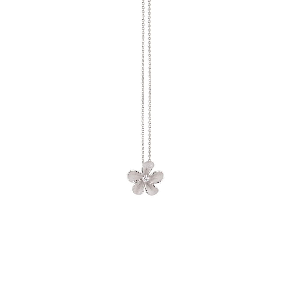 Annamaria Cammilli Cherry Bloom Halsschmuck - GPE3770W - White Ice Gold 750/-